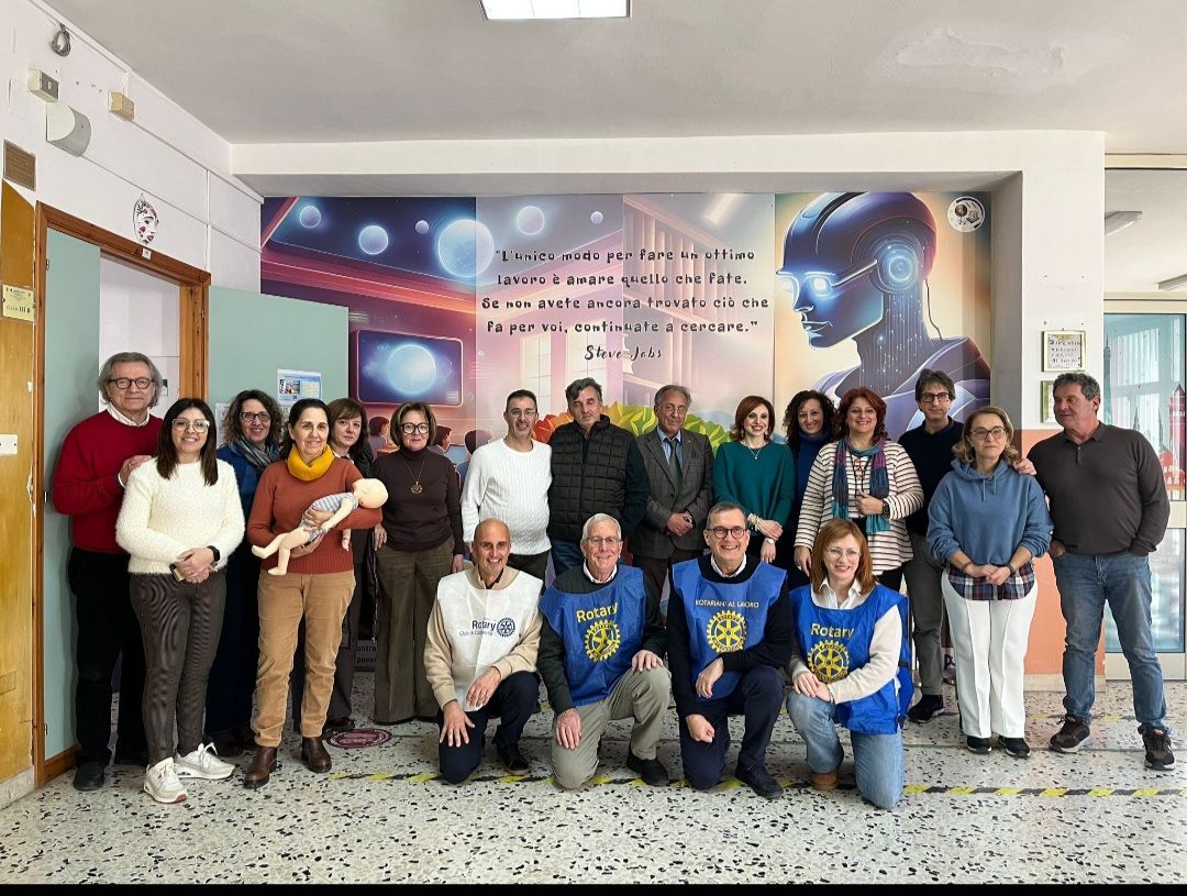 San Cataldo. Corso sulla riabilitazione cardio polmonare del Rotary alla scuola media “Carducci”