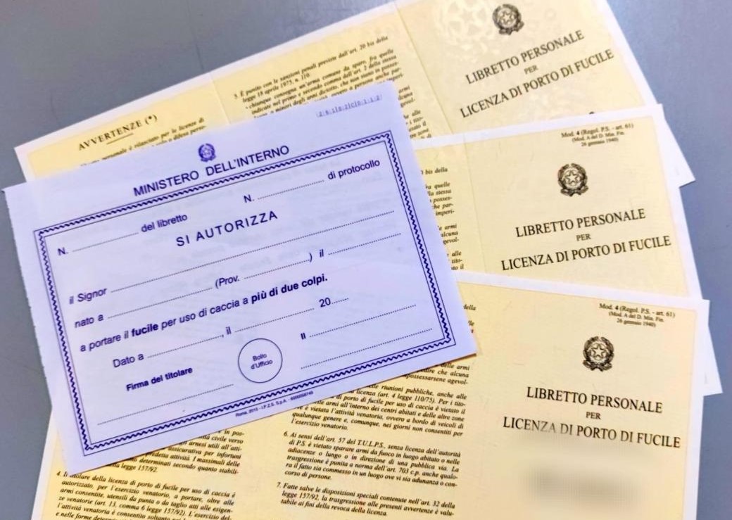 Nuovo Modulo per chiedere rilascio del “porto d’armi”: c’è un nuovo Iban per il suo pagamento