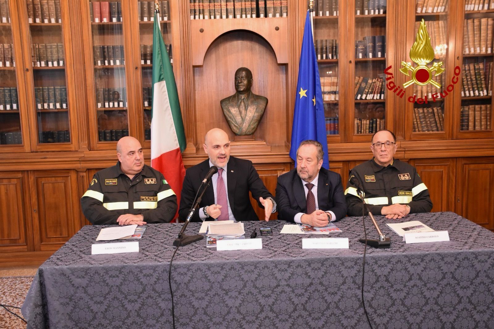 Naufragio veliero Bayesian, benemerenza al comando Vigili del Fuoco di Palermo per l’intervento di soccorso