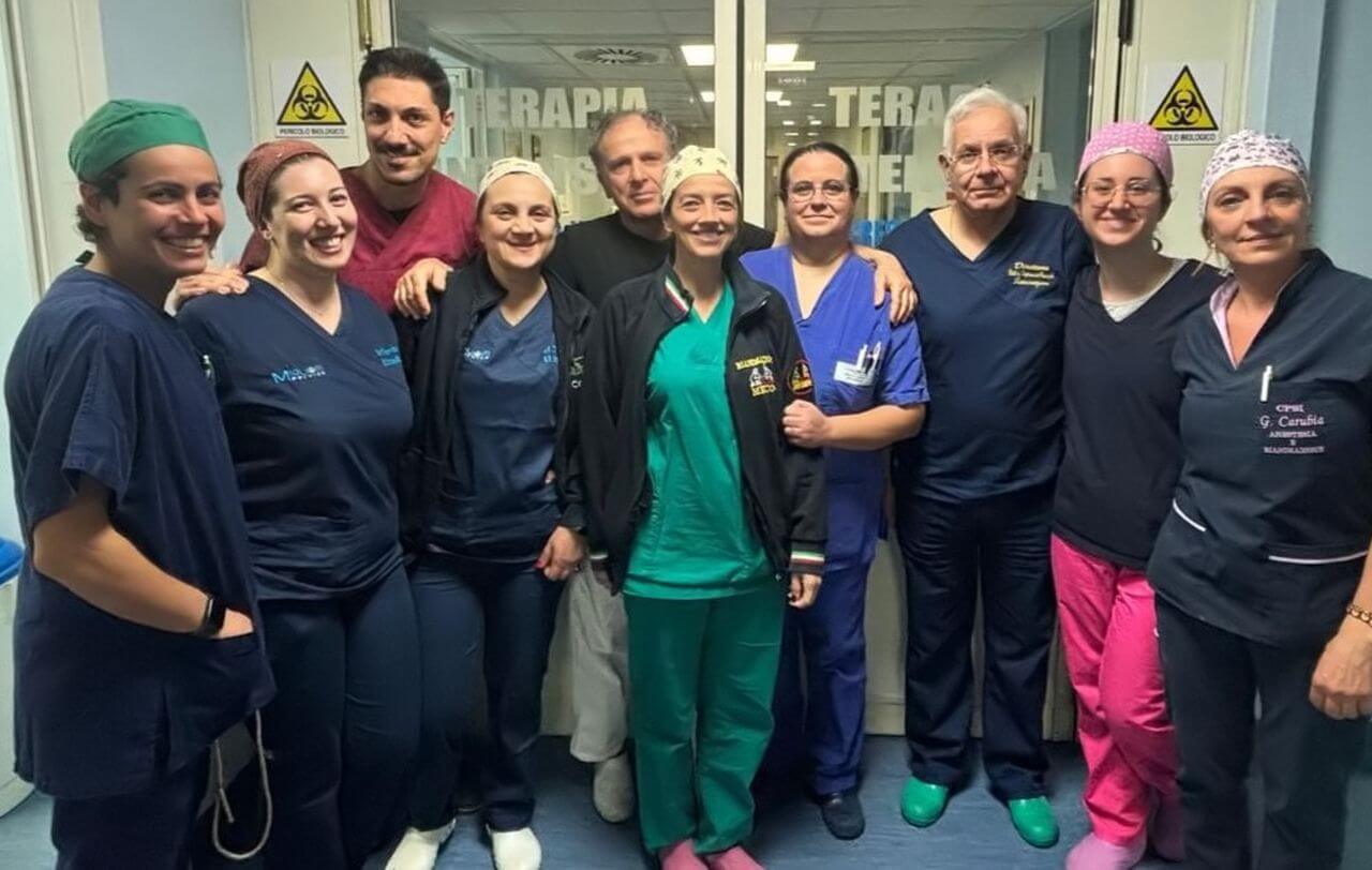 Ospedale di Acireale, primo prelievo di organo a cuore fermo effettuato da équipe specializzata dell’Ismett: il donatore è un 80enne