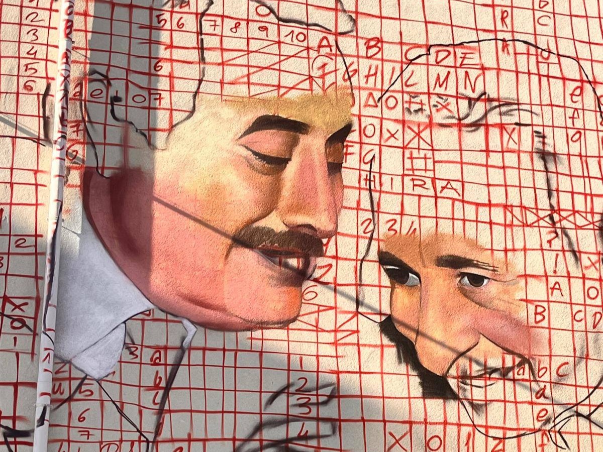 Murale Falcone-Borsellino vicino ultimo covo di Messina Denaro. A Campobello di Mazara, a pochi passi da vicolo San Vito