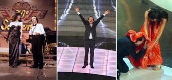 Sanremo, da “Wojtilaccio” all’ingresso a cavallo: tutte le volte di Benigni al Festival