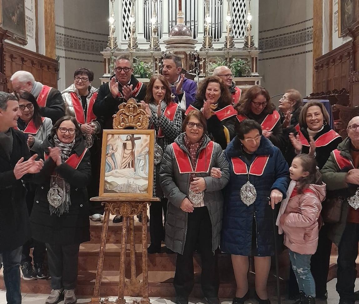 Due nuovi membri nella confraternita di San Cataldo; dopo 25 anni è tornata l’immagine di Cristo, l’Addolorata e San Cataldo