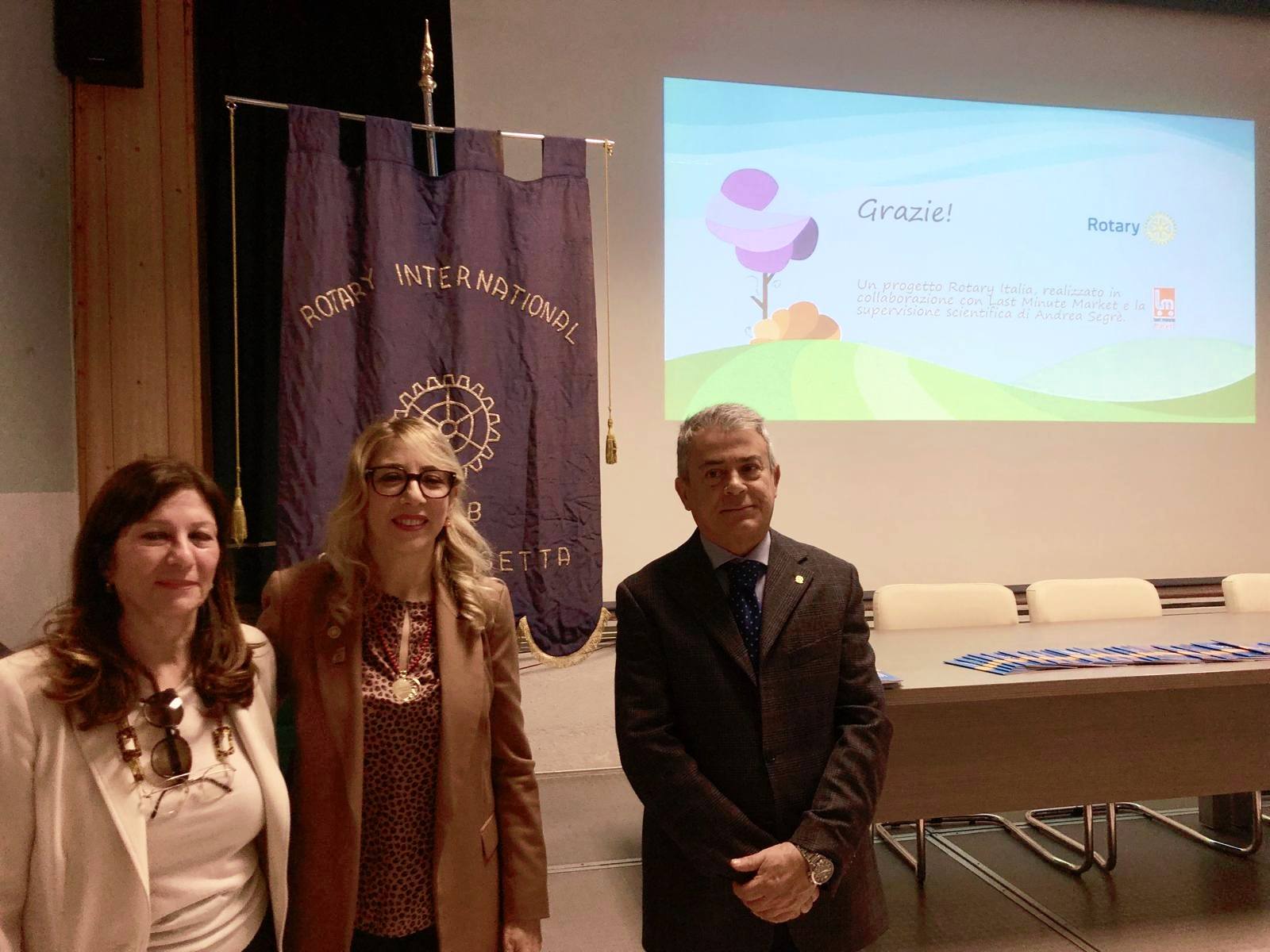 Caltanissetta. Il Rotary Club ha aderito al progetto “Lo Spreco alimentare, se lo conosci, lo eviti”