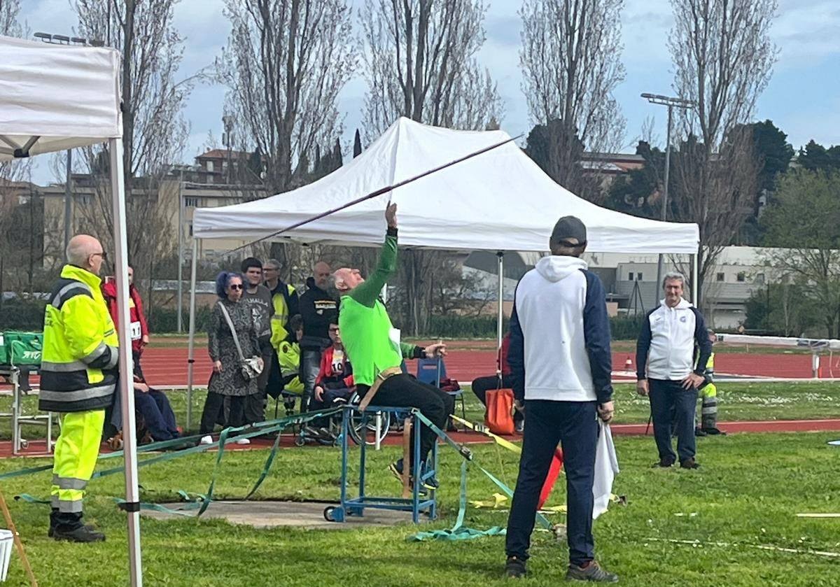 San Cataldo. Giuseppe Averna vince ad Ancona i campionati italiani paralimpici indoor 2025 nel lancio del giavellotto