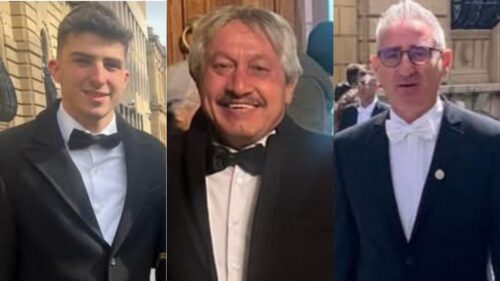 Caltanissetta. Real Maestranza. Eletti alabardiere, portabandiera e portabaldacchino della categoria Idraulici e Lattonieri