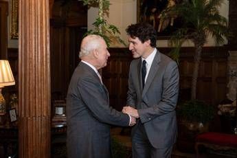Canada, Trudeau a colloquio con re Carlo dopo le minacce di Trump