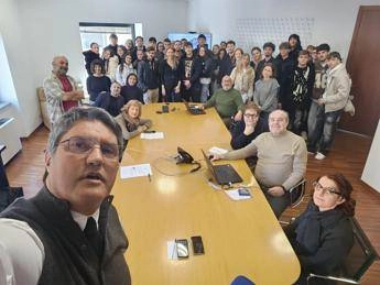 Gli studenti del Pirelli in visita all’Adnkronos
