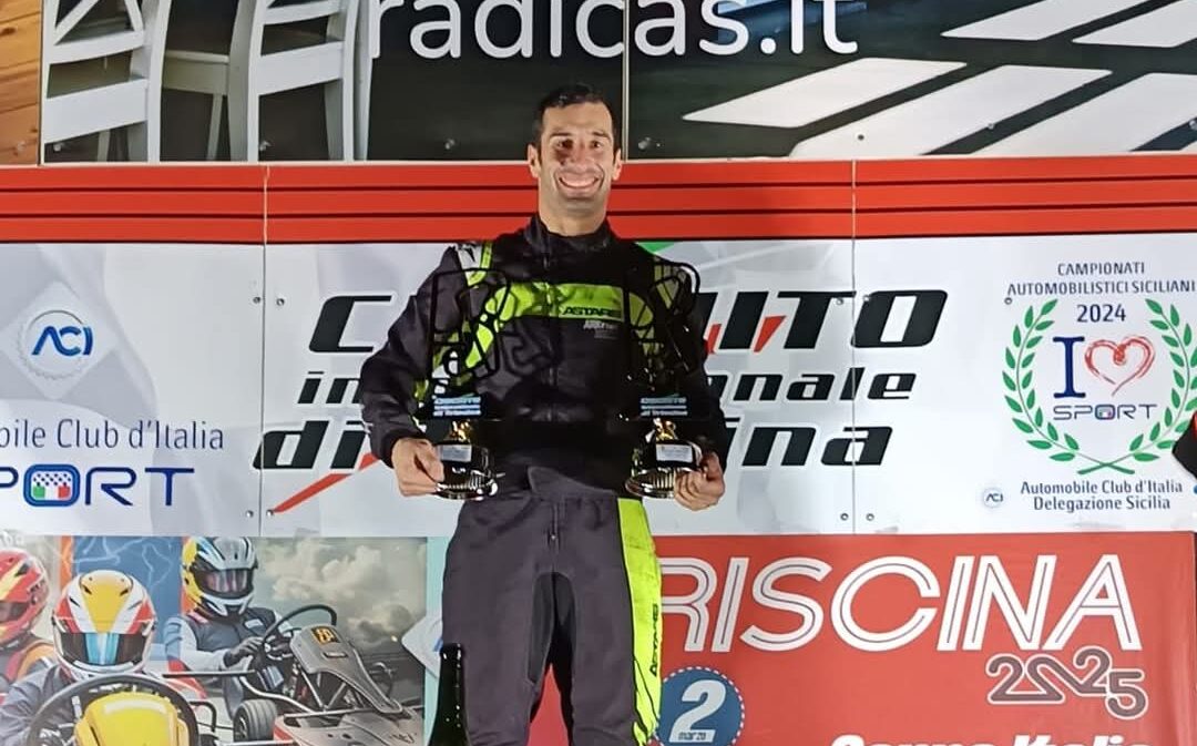 Caltanissetta. Il nisseno Alessandro La Licata trionfa alla prima prova del Campionato Regionale Kart