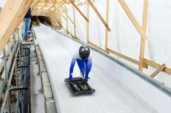 Milano Cortina 2026, primi test allo Sliding Centre. Saldini: “Pista simbolo Olimpiadi”