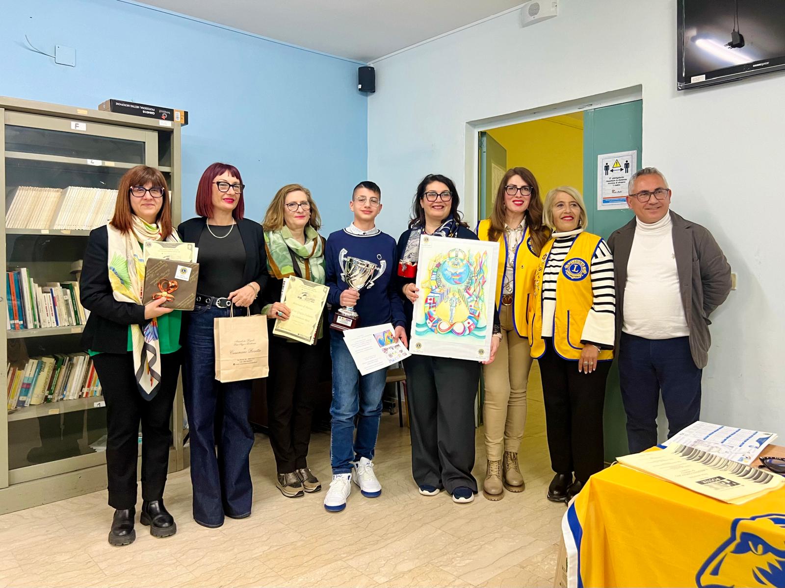Riesi. Premiati dal Lions Club alunni dell’Istituto Comprensivo “Carducci”