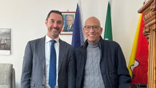 Il dirigente nazionale del sindacato SGS Aldo Mucci incontra il Provveditore agli studi di Caltanissetta e Enna Marcello Li Vigni