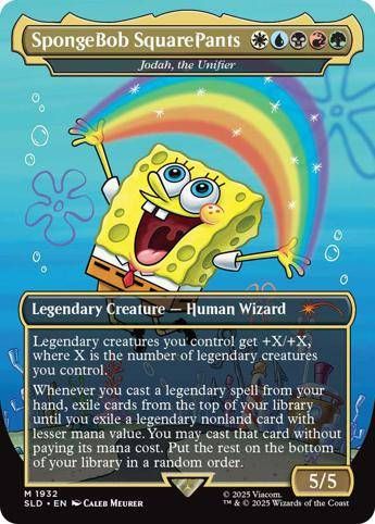 SpongeBob SquarePants invade Magic: The Gathering