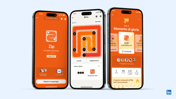 “Zip”, il nuovo gioco di logica da scoprire su LinkedIn