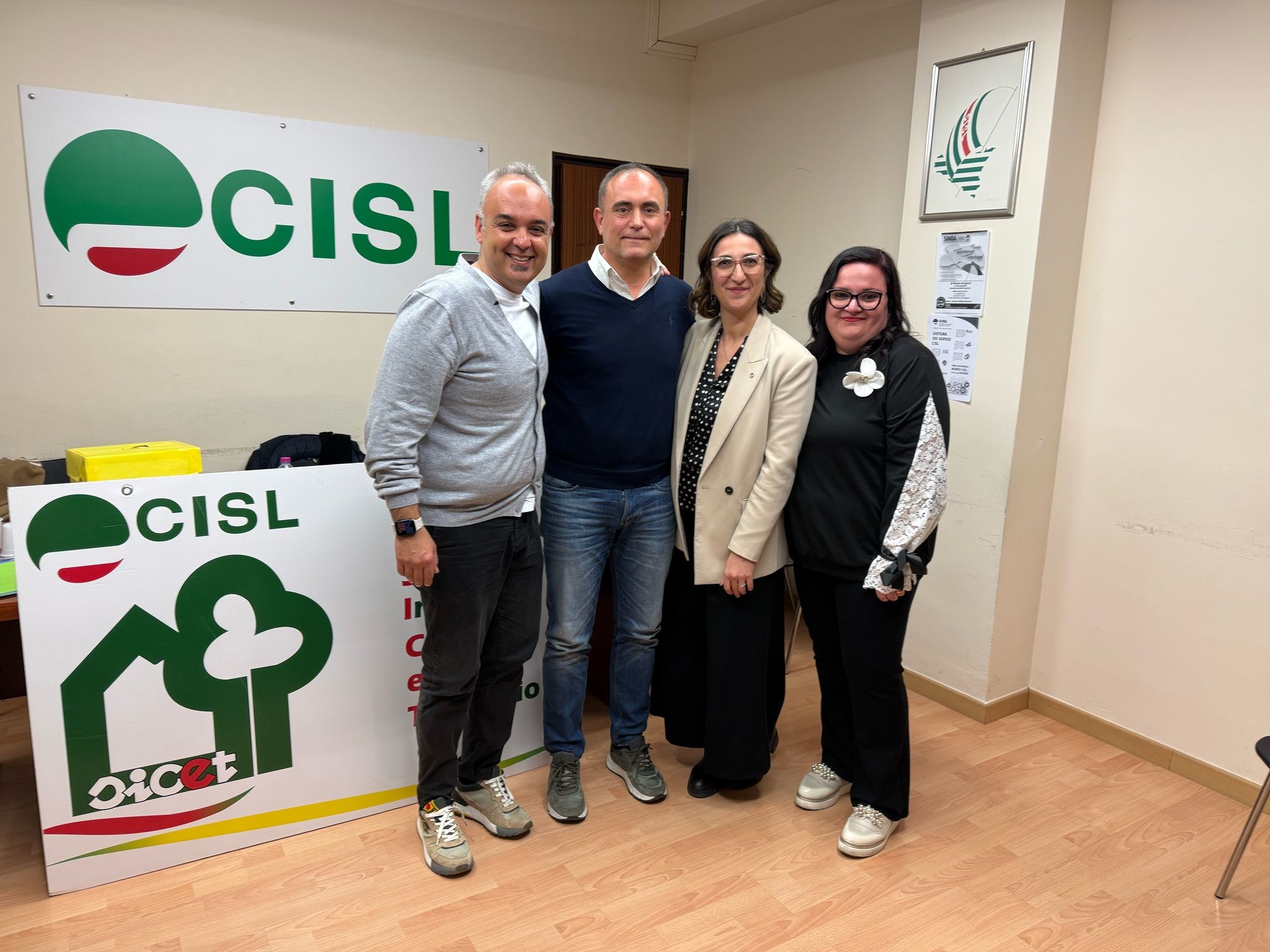 Alla Sicet Cisl di Agrigento, Enna e Caltanissetta, il nisseno Marco Gruttadauria è il nuovo segretario generale