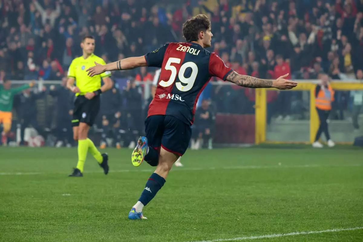 Genoa-Udinese 1-0, Zanoli insacca il gol salvezza