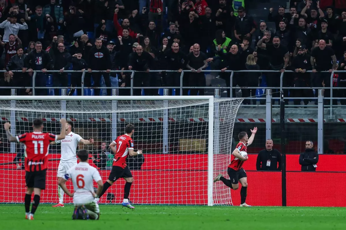 Gol e spettacolo a San Siro, finisce 2-2 fra Milan e Fiorentina