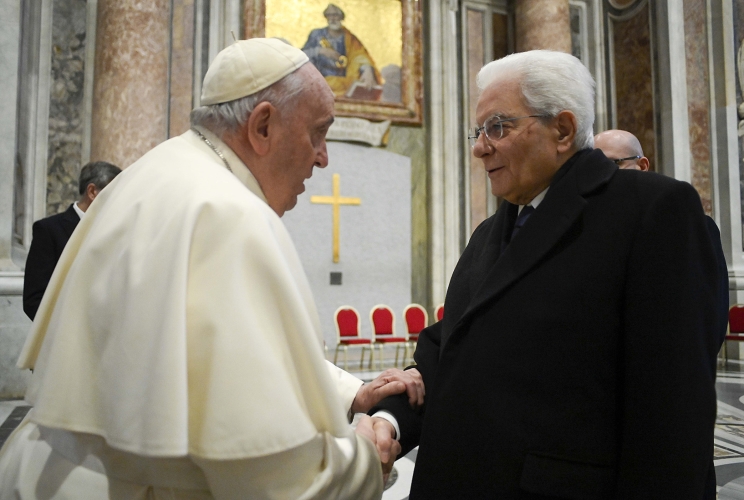 Mattarella “Avverto un grave vuoto, Papa Francesco era un riferimento”