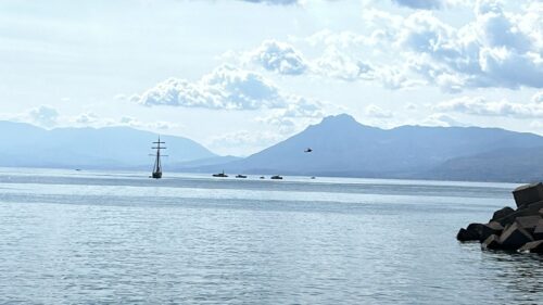 No fly zone sulla rada di Porticello per le operazioni di recupero del Bayesian