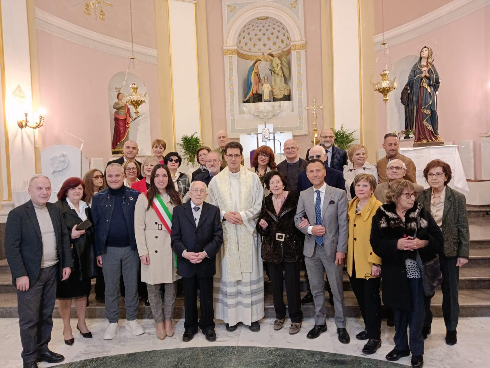 La comunità di Sommatino ha festeggiato Paolo La Porta per i suoi 100 anni