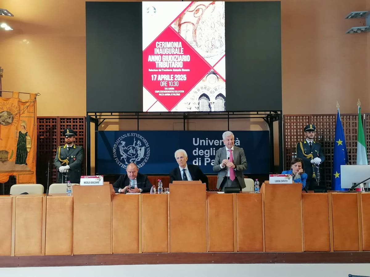 A Palermo l’inaugurazione dell’Anno giudiziario tributario 2025, la cerimonia a Palazzo Steri