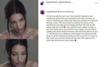 E’ morta la top model Lucy Markovic, aveva 27 anni