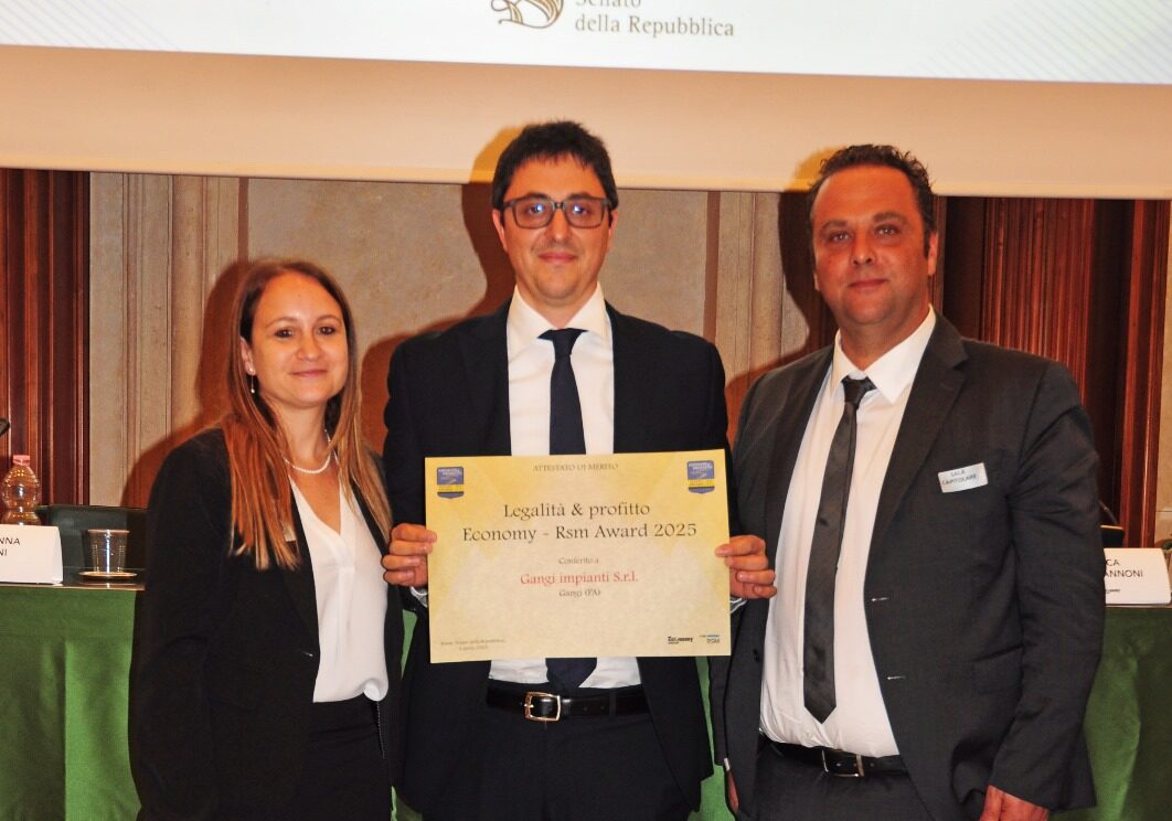 Un’impresa di Gangi insignita del prestigioso riconoscimento “Legalità e profitto Award 2025”