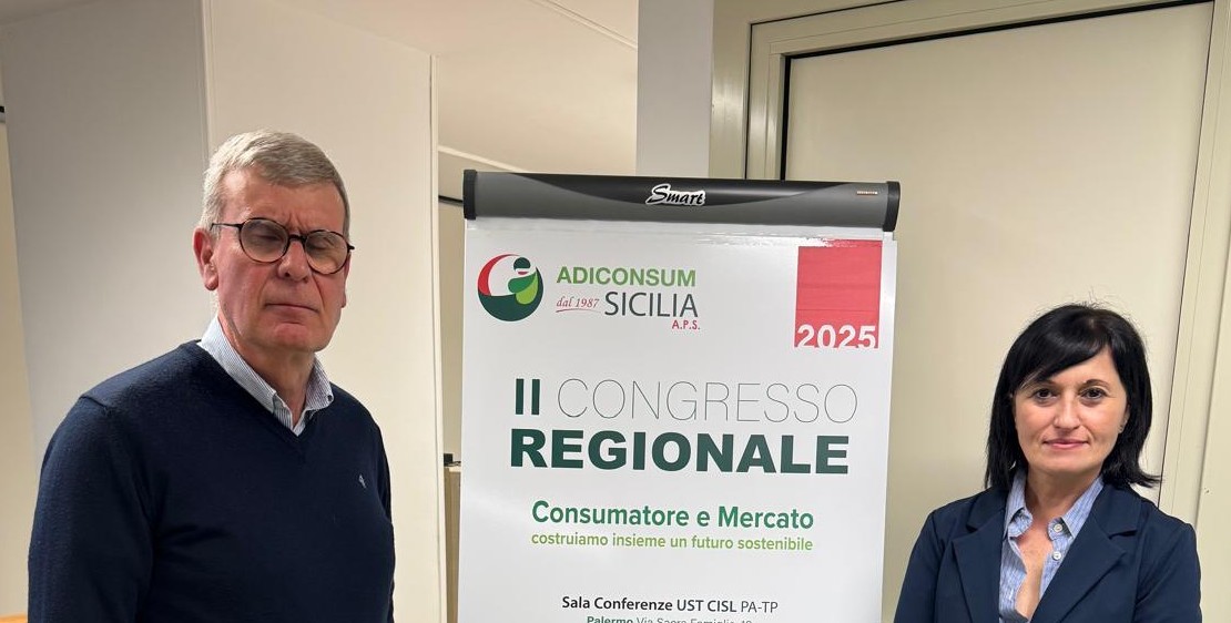 Congresso regionale Adiconsum Cisl Sicilia: Franco Carbone riconfermato presidente