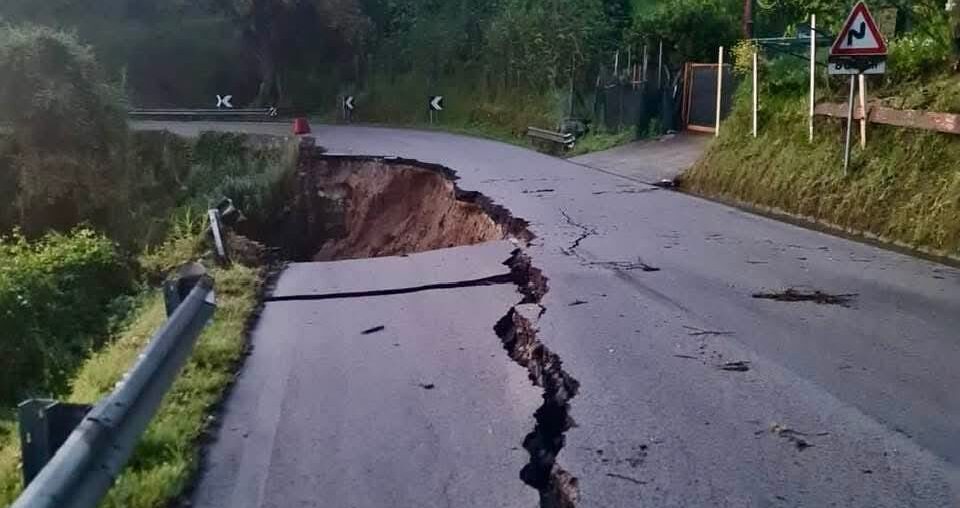 Sicilia. Frana a Capo d’Orlando, chiusa SS116 “Randazzo-Capo”