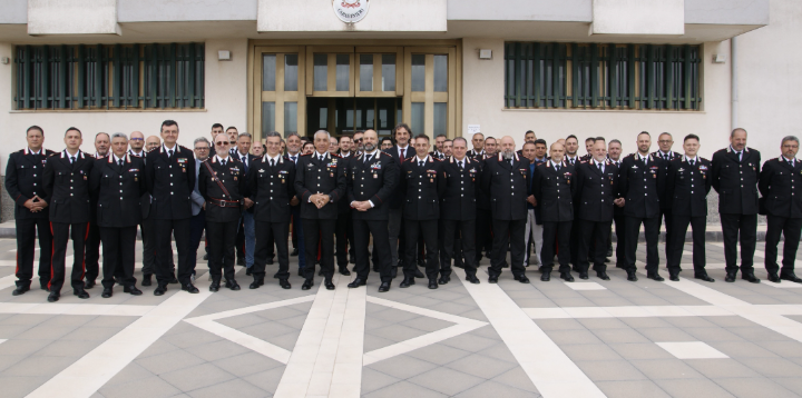 Legione Carabinieri “Sicilia”, il Generale di Divisione Giuseppe Spina in visita alla Caserma “Gallo” di Enna