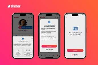 Tinder, anche in Italia sarà possibile verificare i profili con il documento