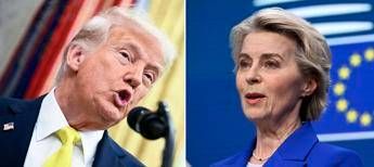 Ue, possibile incontro von der Leyen-Trump sabato a Roma