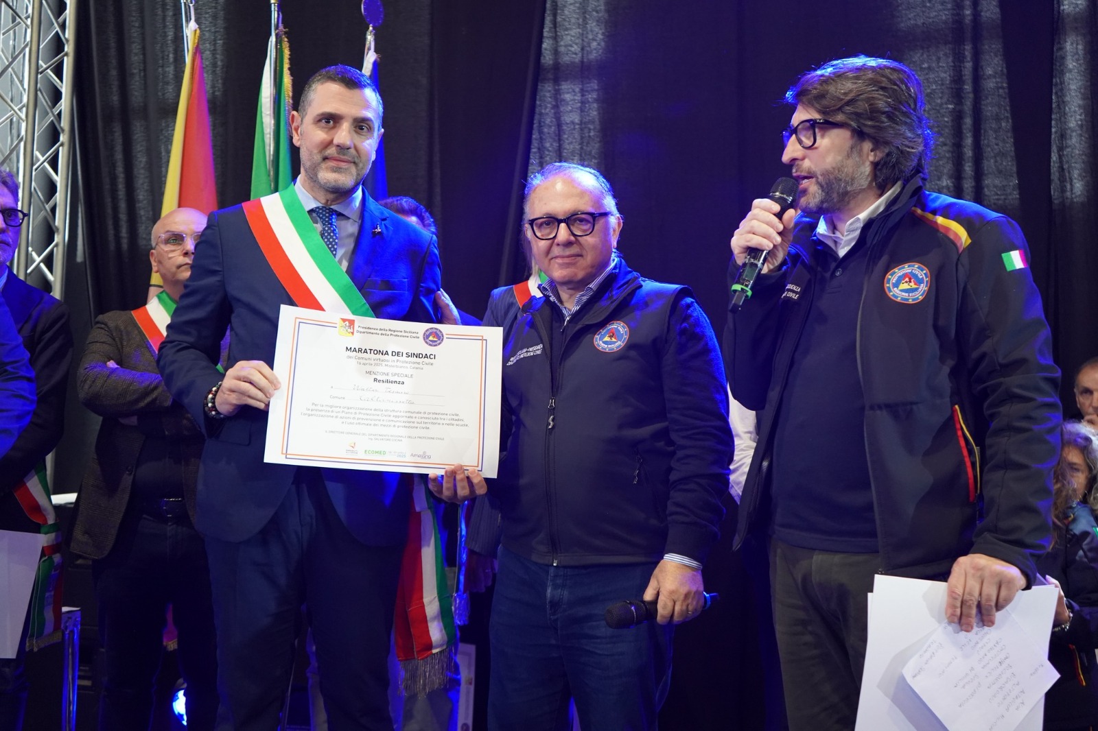 La Protezione Civile Regionale premia Caltanissetta con due menzioni speciali per Resilienza e Volontariato Amico