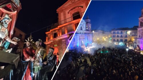 Uno splendido Giovedì Santo a Caltanissetta:  la Passione di Cristo nel solenne cammino di fede delle Vare dei Biangardi