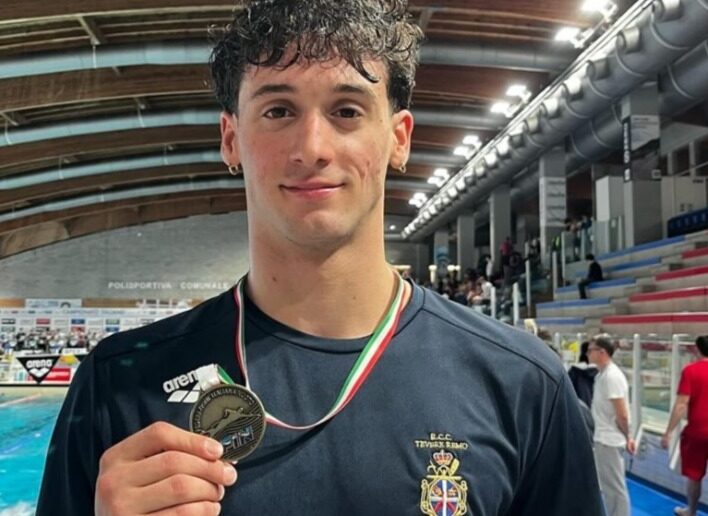 Il nisseno Riccardo Locicero conquista la medaglia di bronzo ai Campionati Italiani di nuoto Criteria