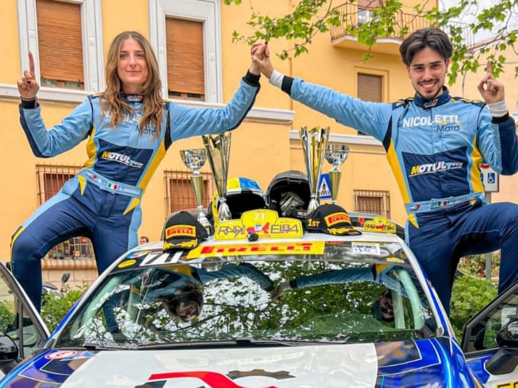 Motori. Al 58° Rally Elba gran vittoria in classe Rally 5 per il nisseno Marco Nicoletti in coppia con Veronica Modolo