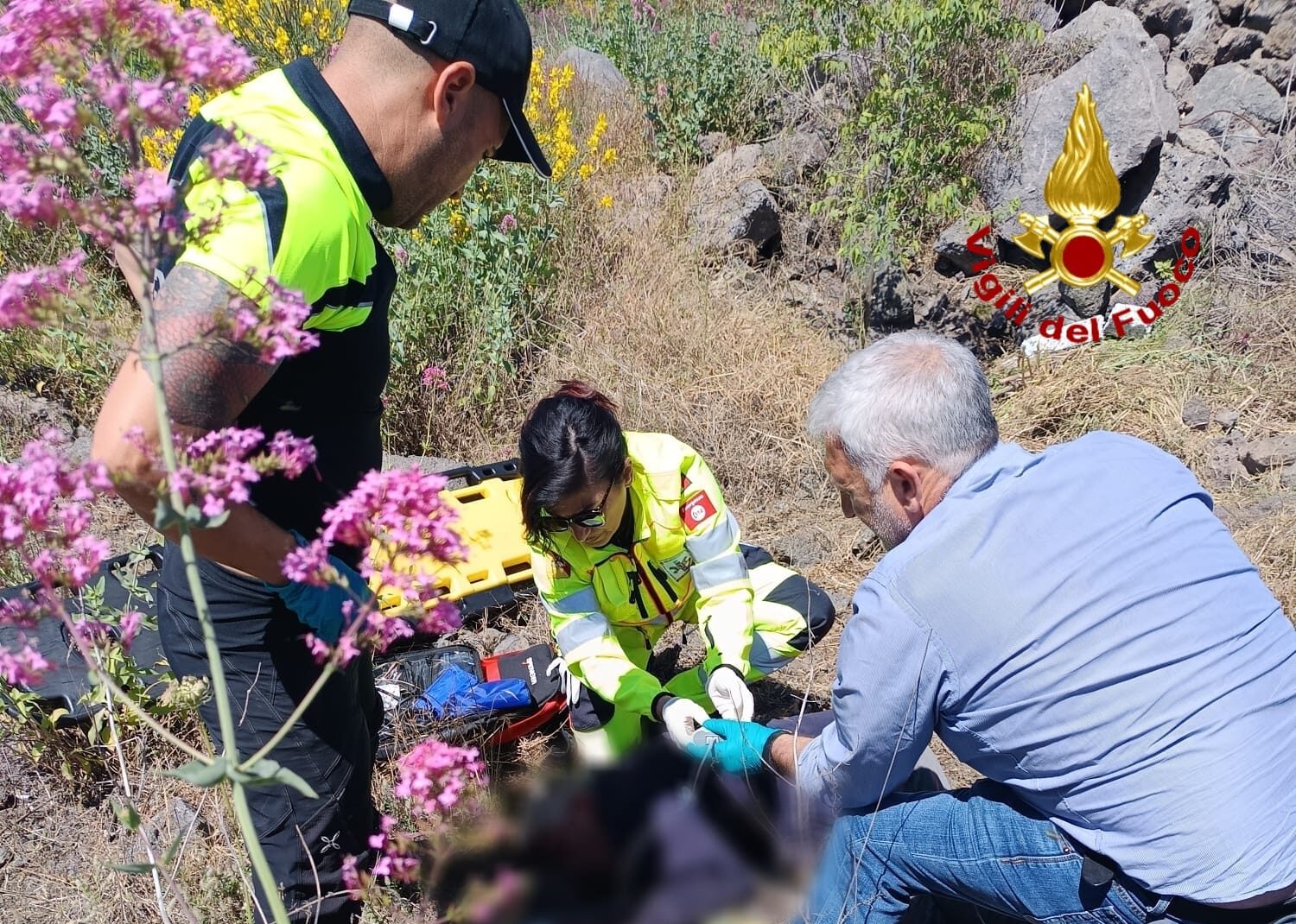 Anziano scomparso nel Catanese ritrovato dai Vigili del Fuoco