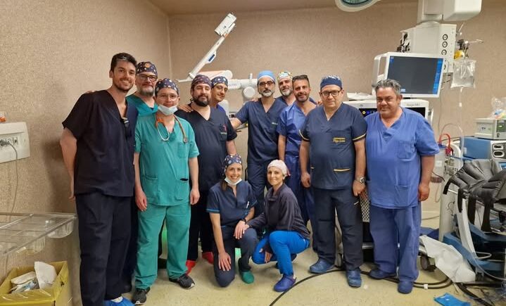 All’ospedale Umberto I di Enna eseguito con successo il primo intervento di chirurgia robotica