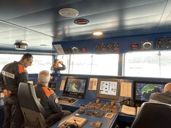 Bayesian, l’Adnkronos a bordo della nave Dattilo sul luogo del naufragio