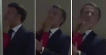 Birigitte e la ‘manata’ a Macron, per l’entourage è un “momento di complicità” – Video