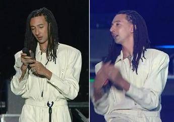 Concerto primo maggio, Ghali ‘mollato’ dal microfono