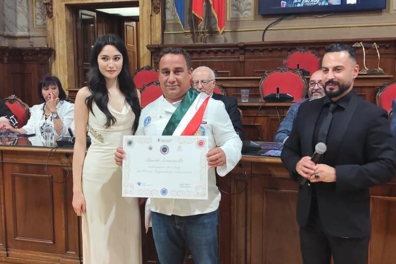 Caltanissetta. Il Maestro pasticcere nisseno Davide Scancarello insignito per il secondo anno consecutivo del prestigioso titolo di Ambasciatore del Gusto DOC Italy