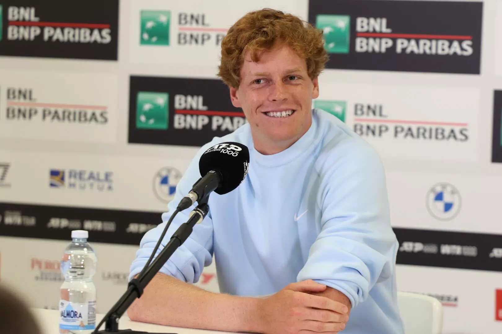 Sinner “Tre mesi lunghi, felice di essere qui a Roma”