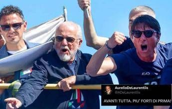 Napoli, Conte rinnova. De Laurentiis: “Avanti tutta, più forti di prima”