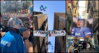 Napoli, marea azzurra in città aspettando lo scudetto