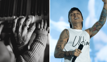 Ultimo suona il pianoforte con il figlio Enea, il tenero scatto social