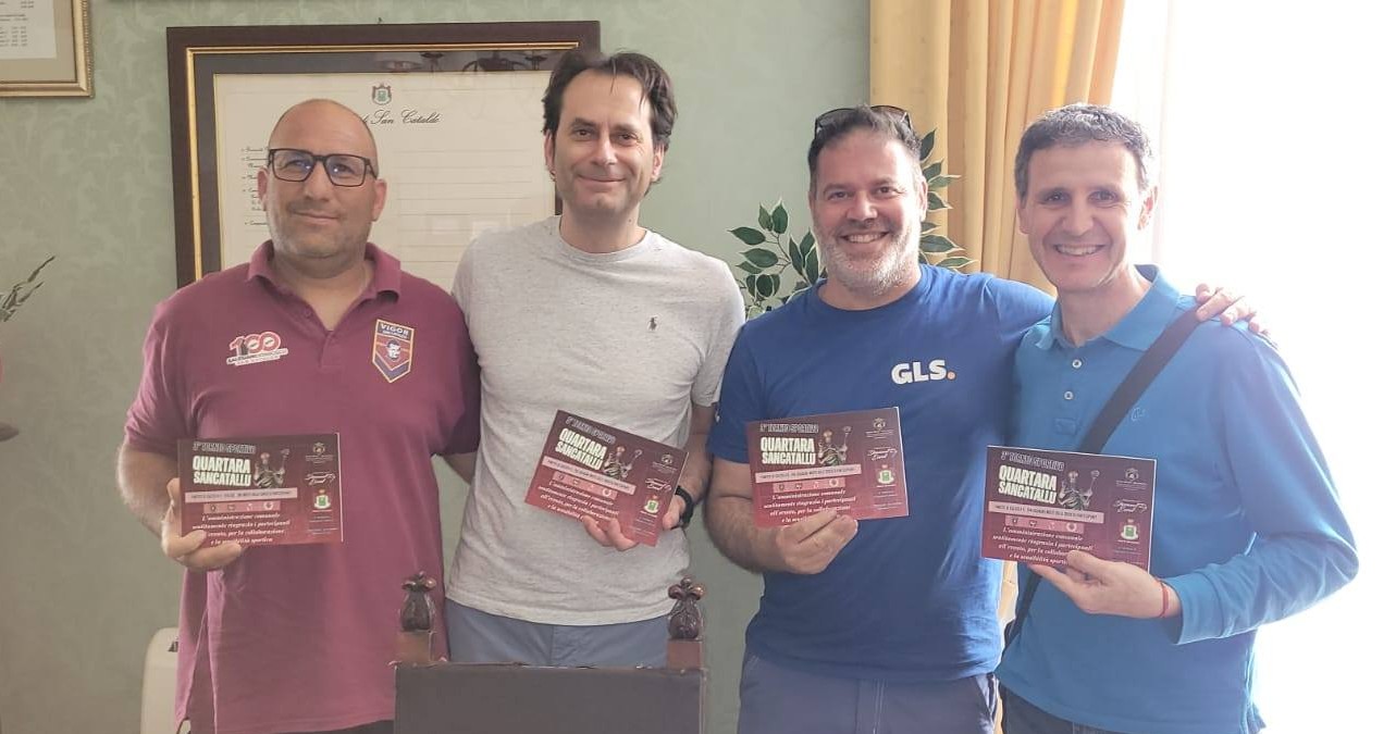 I complimenti del sindaco Gioacchino Comparato agli organizzatori e ai partecipanti al torneo “Quartara San Cataldo”