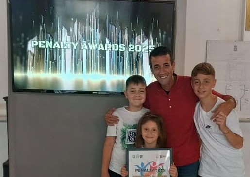 Luigi Vendra premiato miglior dirigente regionale della Prima categoria ai Penalty Awards: il plauso dell’amministrazione comunale