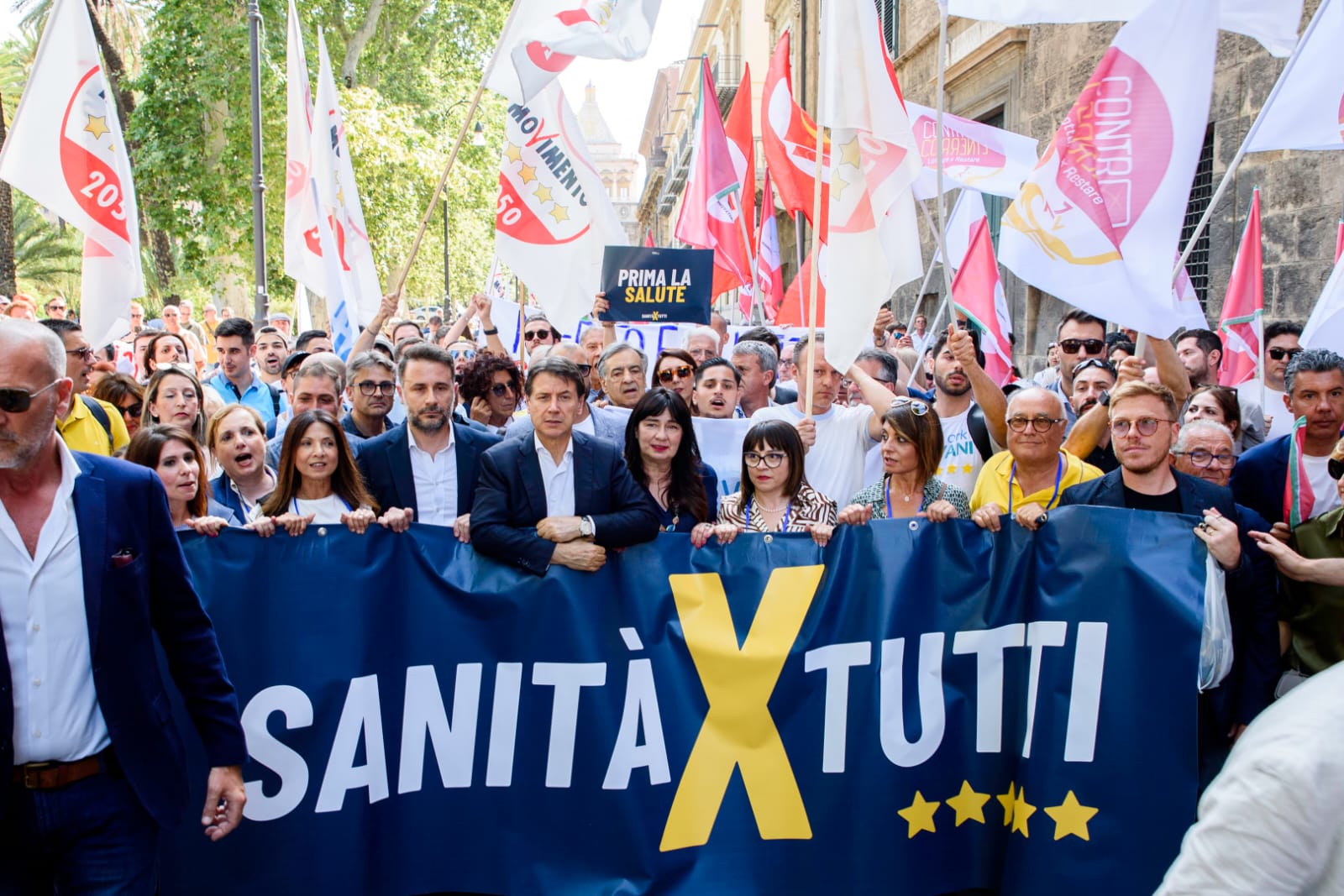 M5S Ars: “Dalla piazza gremita di ieri a Palermo un forte no allo sfascio della sanità siciliana. È il preavviso di sfratto per Schifani”