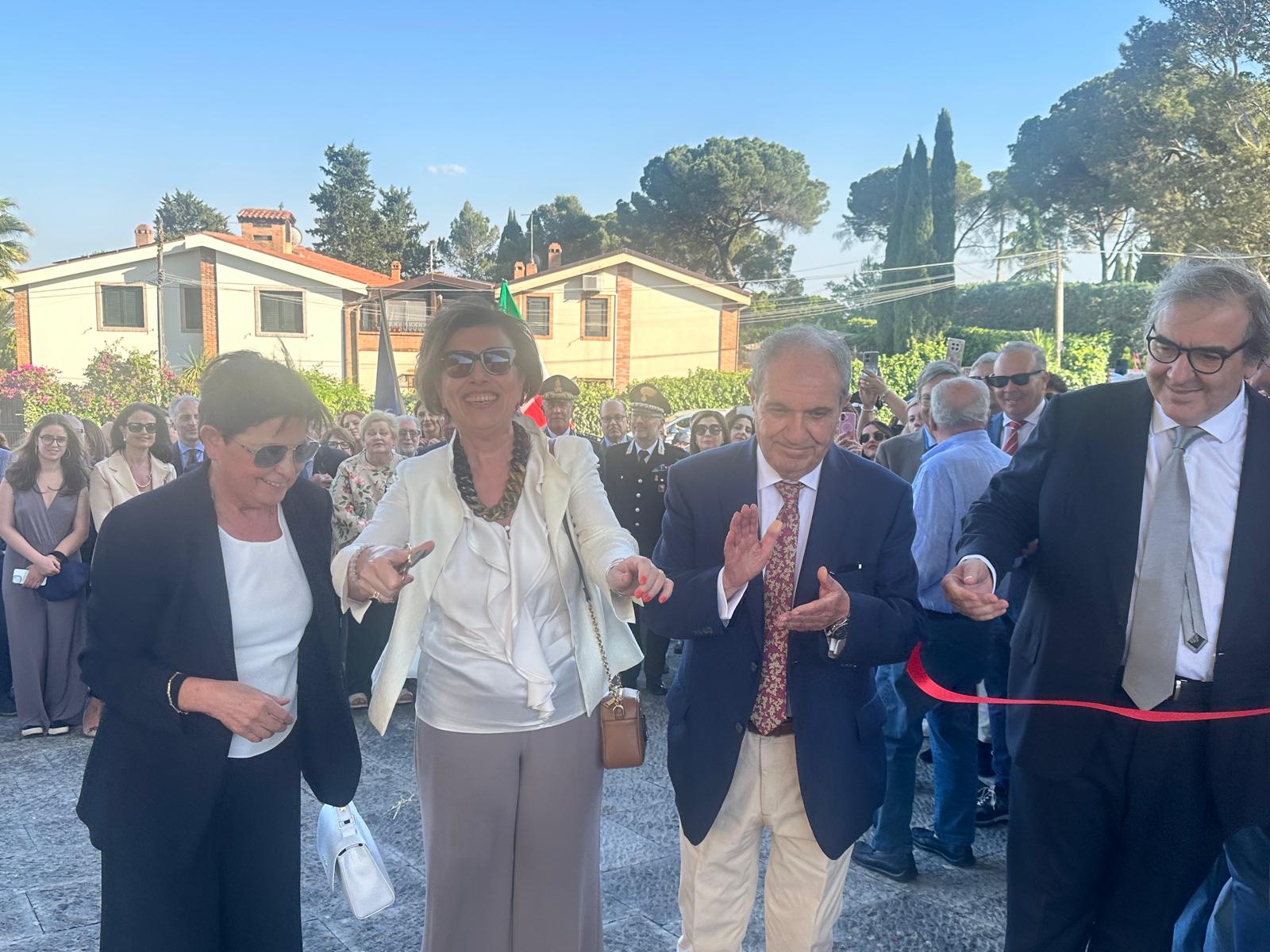 CEFPAS. Inaugurazione del nuovo ingresso, Sanfilippo: “luogo simbolico per Caltanissetta
